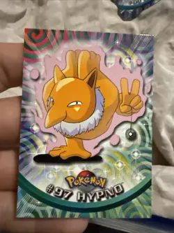 Nm 1999 Topps Pokemon TV Animation Edition Blue Logo Hypno #97 - Image 1