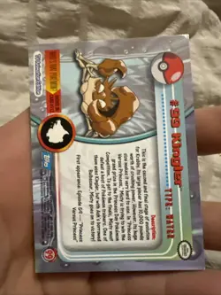 Kingler #99 Topps Blue Logo Pokemon Card NEAR MINT - Image 2