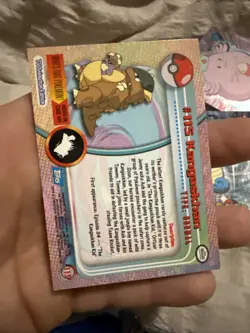 LP! Pokemon - Topps Series 2 - #115 Kangaskhan Tv Animation Edition Blue Label - Image 2