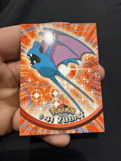 Pokemon TOPPS TV #41 Zubat - NON FOIL Black Logo NM - Image 1