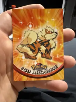1999 Pokemon Topps Arcanine 59 Ungraded NM or Better - Image 1