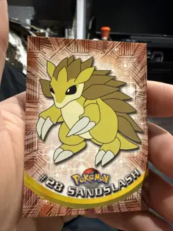 1999 Pokemon Topps Sandslash 28 Ungraded NM or Better - Image 1