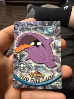 Topps Pokemon Shellder #90 2000 TV Animation Edition Non Holo Blue Logo - Image 1