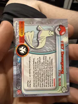 2000 Topps Pokemon #87 Dewgong TV Animation Series 2 Blue Logo non holo NM - Image 2