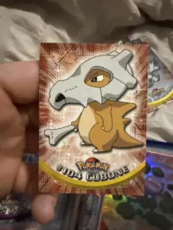 Dmg 2000 Topps Pokemon Tv Animation Edition Series 2 #104 Cubone Blue Label - Image 1