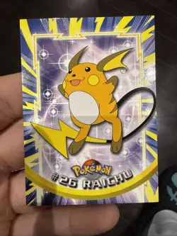 #26 Raichu 1999 TOPPS Pokemon TV Blue Label Vintage! - Image 1