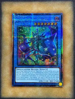 Yugioh Illusion of Chaos RA02-EN020 Quarter Century Rare 1st Ed NM - Image 1