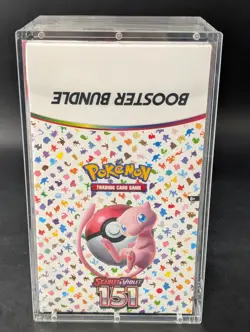 Pokemon 151 SV3.5 Booster Bundle Display Case Sealed W/Acrylic Case - Image 1