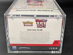 Pokemon 151 SV3.5 Booster Bundle Display Case Sealed W/Acrylic Case - Image 3