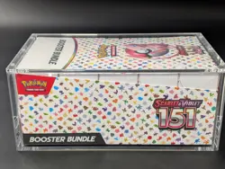 Pokemon 151 SV3.5 Booster Bundle Display Case Sealed W/Acrylic Case - Image 4