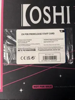 Pokemon TCG - Mega Evolution: Perfect Order - STAFF Prerelease Sealed Promo Pack - Image 2