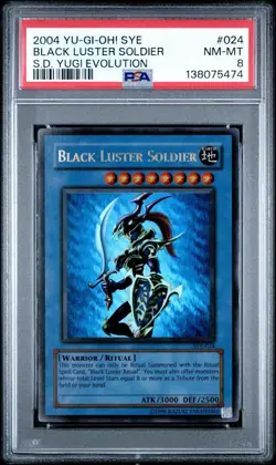 2004 Yu-Gi-Oh! Black Luster Soldier Starter Deck: Yugi SYE Unlimited Ultra PSA 8 - Image 1