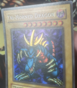 Yugioh: Tri-Horned Dragon - LOB-000 - Reverse Secret Rare - Unlimited - LP - Image 3