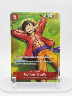 Monkey.D.Luffy ST21-014 SR Foil One Piece Starter Deck EX: Gear 5 English NM - Image 1