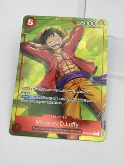 Monkey.D.Luffy ST21-014 SR Foil One Piece Starter Deck EX: Gear 5 English NM - Image 3