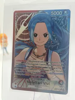 Bandai Nefeltari Vivi EB03-001 alt art Leader Foil One Piece Heroines Edition - Image 1