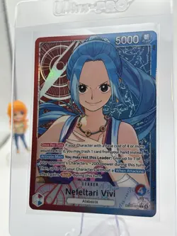 Bandai Nefeltari Vivi EB03-001 alt art Leader Foil One Piece Heroines Edition - Image 2