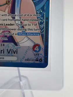 Bandai Nefeltari Vivi EB03-001 alt art Leader Foil One Piece Heroines Edition - Image 5