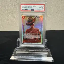 One Piece Op12 Monkey D Luffy English Graded PSA 10 - Image 1