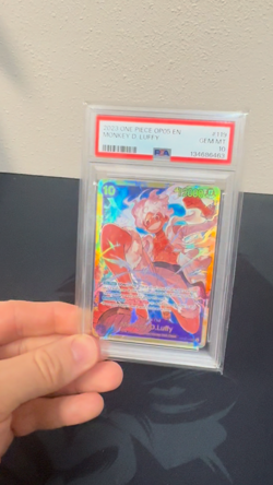 One Piece Monkey D Luffy PSA 10 OP05-119 SEC Awakening Of The New Era - Image 2