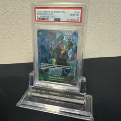 PSA 10 Gem Mint One Piece PRB02-006 Roronoa Zoro Alternate Art English - Image 1
