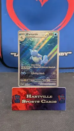 Pokemon TCG Wartortle 171/165 Scarlet & Violet 151 Illustration Rare Card - Image 1