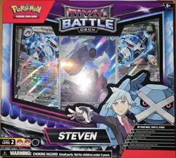 Pokemon TCG: Rival Battle Deck—Steven (1 Ready-to-Play 60-Card Deck) - Image 1