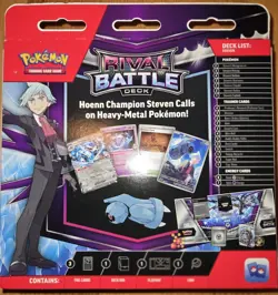 Pokemon TCG: Rival Battle Deck—Steven (1 Ready-to-Play 60-Card Deck) - Image 2