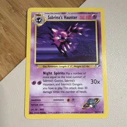 Sabrina's Haunter 58/132 Uncommon Gym Heroes Pokemon Card - Image 1