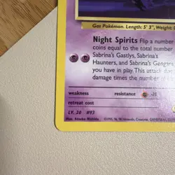 Sabrina's Haunter 58/132 Uncommon Gym Heroes Pokemon Card - Image 2