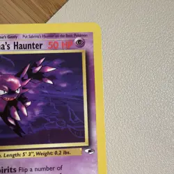 Sabrina's Haunter 58/132 Uncommon Gym Heroes Pokemon Card - Image 4