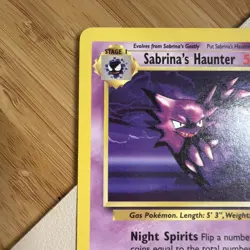 Sabrina's Haunter 58/132 Uncommon Gym Heroes Pokemon Card - Image 5