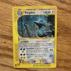 Pokemon Kingdra 148/147 Aquapolis Secret Rare Holo 110 HP English Card - Image 1
