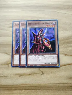 Yu-Gi-Oh! - Breaker The Magical Warrior 3X - Complete Playset Of Common Cards - Image 1