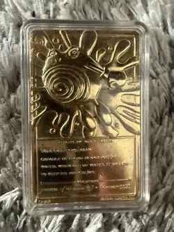 Pokemon Poliwhirl 24K Gold Plated Trading Card 1999 Burger King Limited Edition - Image 4
