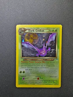 Dark Crobat Neo Destiny Holo Card 2/105 Unlimited Edition - Image 1