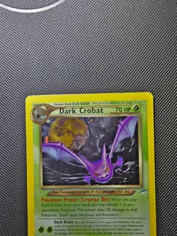 Dark Crobat Neo Destiny Holo Card 2/105 Unlimited Edition - Image 2