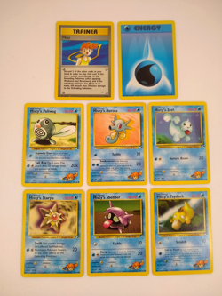 Pokemon Misty's Team - Vintage WoTC 8 Card Set - Exact Cards! - Image 1