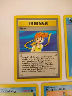 Pokemon Misty's Team - Vintage WoTC 8 Card Set - Exact Cards! - Image 2