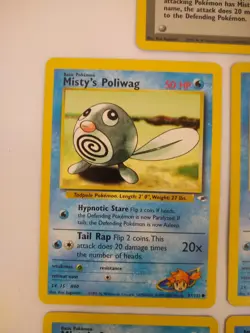 Pokemon Misty's Team - Vintage WoTC 8 Card Set - Exact Cards! - Image 4