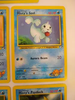 Pokemon Misty's Team - Vintage WoTC 8 Card Set - Exact Cards! - Image 5