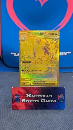 Pokemon TCG Mega Golden Dragonite ex 295/217 ASC Full Art Holo EX Dragon Card - Image 1