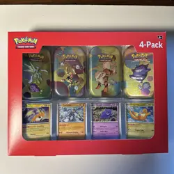Pokemon 151 (4 Mini Tins + 4 Promo Cards Bundle Pack) - Image 1