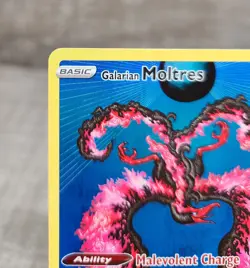 Pokemon TCG card Galarian Moltres SWSH284 Sword & Shield Promo Card Holo Nice ! - Image 3