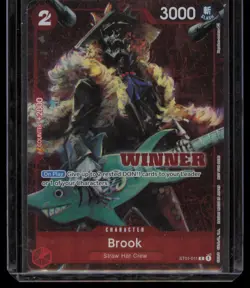 Brook (Winner Pack Vol. 4) C One Piece Promotion Cards ST01-011 Foil LP-NM - Image 1