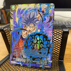 Ultimate Form Son Goku Alt Art GOLD STAMP Foil Dragon Ball Super Card Game | NM - Image 2