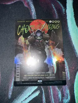Chord of Calling Borderless FOIL ✨ MTG TMNT Secret Lair NM 2376, *In Hand* - Image 1