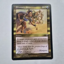 UNPLAYED SIGNED Prismatic Boon NM Mirage Mtg Magic THOMAS GIANNI EDH CUBE VTG - Image 1