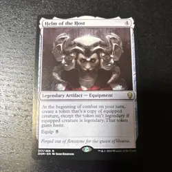 MTG Helm of the Host [Bloomburrow Commander] Near Mint Magic LP - Image 1