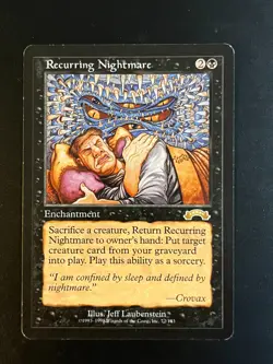 MTG - Recurring Nightmare - Exodus - Magic the Gathering - LP - Image 1